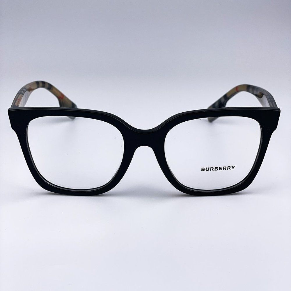 NEW Burberry Evelyn BE2347 3942  Black Square Women Eyeglasses - Picture 3 of 9